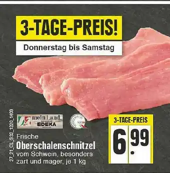 Edeka Frische Oberschalenschnitzel Angebot