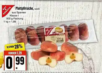 Edeka Gut & Günstig Plattpfirsiche Angebot