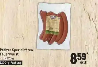 METRO Pfälzer spezialitäten feuerwurst Angebot