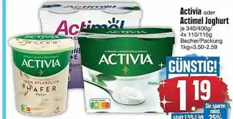 Edeka Activia Oder Actimel Joghurt Angebot