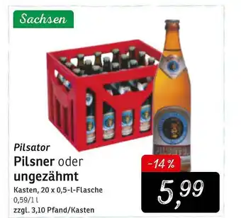 KONSUM Pilsator pilsner oder ungezähmt Angebot