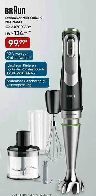 Galeria Braun stabmixer multiquick 9 mq9135xi Angebot