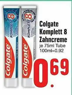 Edeka Colgate Komplett 8 Zahncreme Angebot