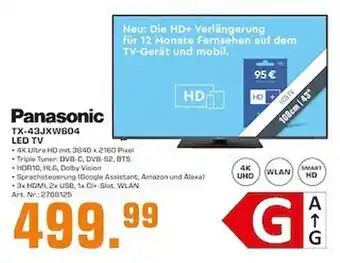 Saturn Panasonic tx-43jxw604 led tv Angebot