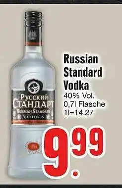 Edeka Russian Standard Vodka Angebot