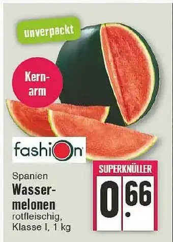 Edeka Fashion Spanien Wassermelonen Angebot