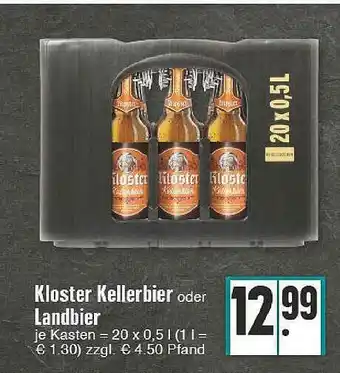 Edeka Kloster Kellerbier Oder Landbier Angebot