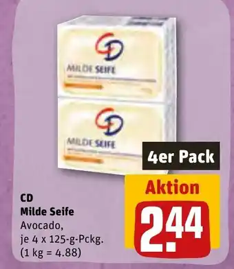 REWE CD Milde Seife 4*125g Angebot