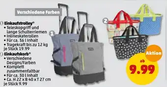 PENNY Einkaufstrolley oder Einkaufskorb Angebot