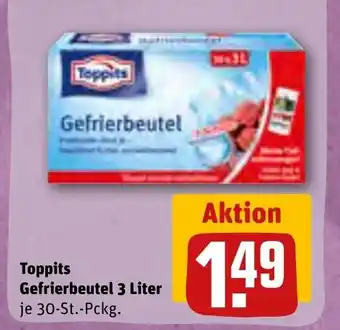 REWE Toppits Gefrierbeutel 3L 30st Angebot