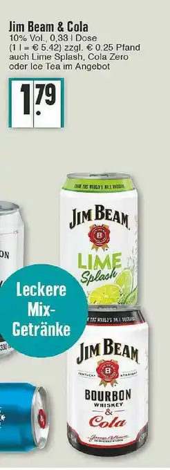 Edeka Jim Beam & Cola Angebot