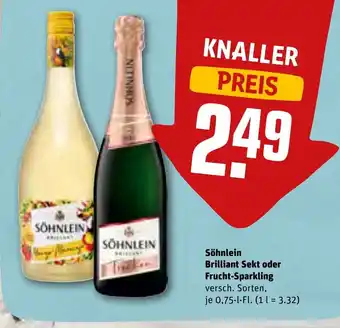 REWE Sohnlein Brillant Sekt o. Frucht-Sparkling 750ml Angebot