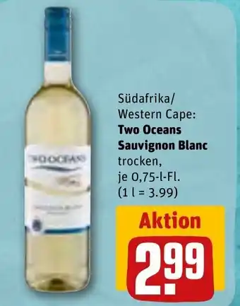 REWE Two Oceans Sauvignon Blanc 750ml Angebot