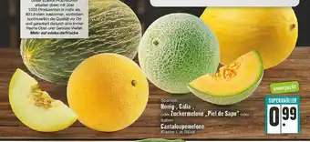 Edeka Spanien Honig, Galia Oder Zuckermelone „piel De Sapo” Oder Italien Cantaloupemelone Angebot