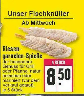 Edeka Riesen Garnelen-spieße Angebot