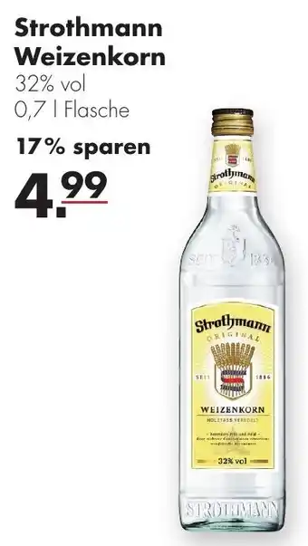 Handelshof Strothmann Weizenkorn 0,7 L Flasche Angebot