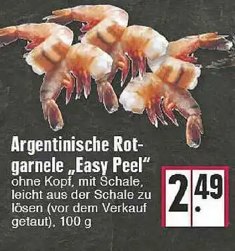 Edeka Argentinische Rot Garnele „easy Peel” Angebot