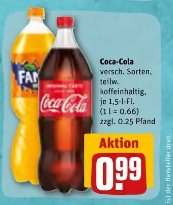 REWE Coca Cola 1.5L Angebot