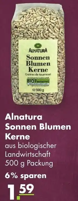 Handelshof Alnatura Sonnen Blumen Kerne 500 g Packung Angebot