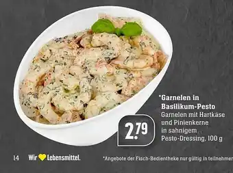 Edeka Garnelen In Basilikum-pesto Angebot