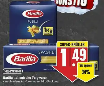 Edeka Barilla Italienischee Teigwaren Angebot