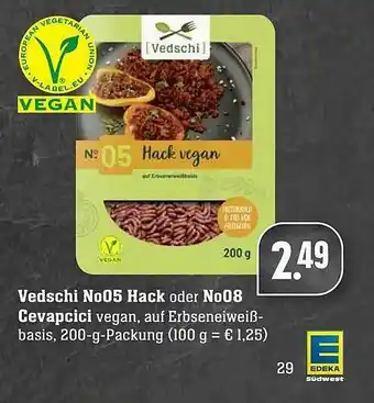 Edeka Vedschi No05 Hack Oder No08 Cevapcici Angebot