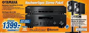 expert Techno Land Yamaha netzwerk-verstärker r-n 602 oder cd-player cd-s 303 Angebot