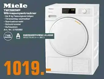 Saturn Miele twc560wp wärmepumpentrockner Angebot