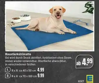 Edeka Haustierkühlmatte Angebot