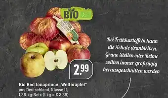 Edeka Bio Red Jonaprincee „wetteräpfel” Angebot