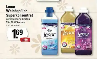 Edeka Lenor Weichspüler Superkonzentrat Angebot