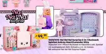 Idee+Spiel Na! Na! Na! Surprise 3in1 Rucksack Spielset Aubrey Heart/Lavender Kitty Angebot