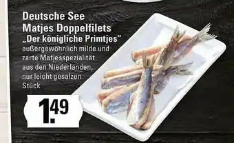 Edeka Deutsche See Matjes Doppelfilets Angebot