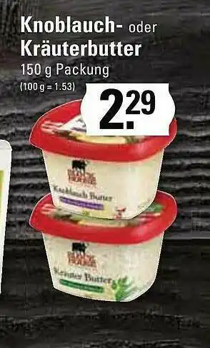 Edeka Knoblauch- Oder Kräuterbutter Angebot