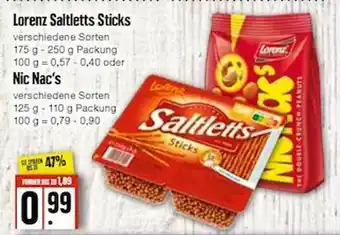 Edeka Frischemarkt Lorenz Saltletts Sticks Oder Nic Nac's Angebot