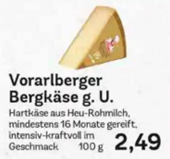 AEZ Vorarlberger Bergkäse g.U. 100 g Angebot