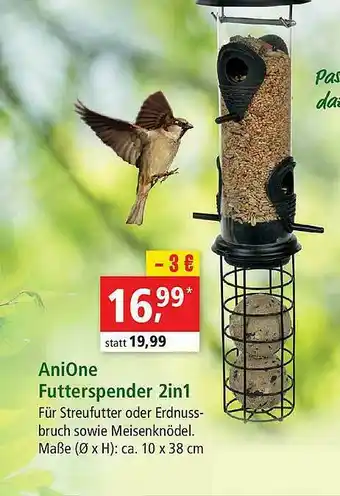 Fressnapf Anione Futterspender 2in1 Angebot