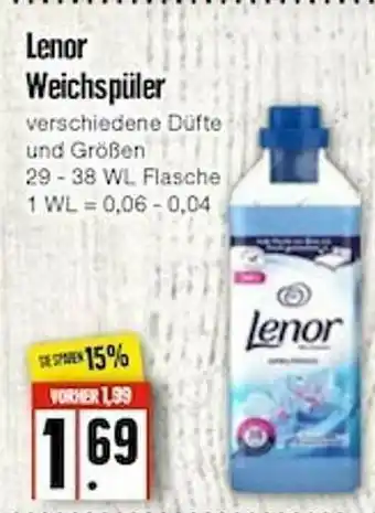 Edeka Frischemarkt Lenor Weichspüler Angebot