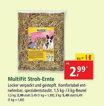 Fressnapf Multifit Stroh-ernte Angebot