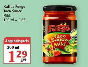 Globus Kattus Fuego Taco Sauce Angebot