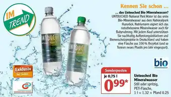 Globus Untouched Bio Mineralwasser Angebot