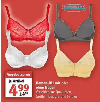 Globus Damen-bh Mit Oder Ohne Bügel Angebot