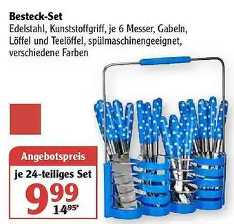 Globus Besteck-set Angebot