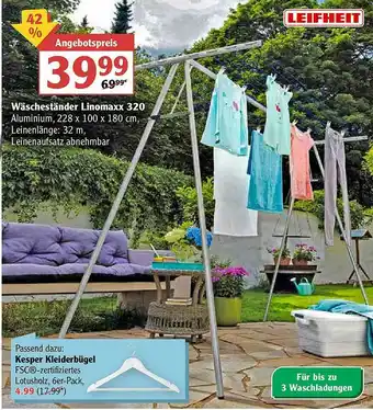 Globus Leifheit Kesper Kleiderbügel Angebot