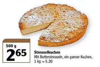 Globus Streuselkuchen Angebot