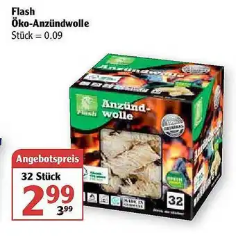 Globus Flash öko-anzündwolle Angebot