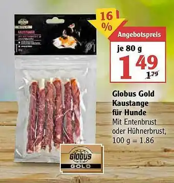 Globus Globus Gold Kaustange Für Hunde Angebot