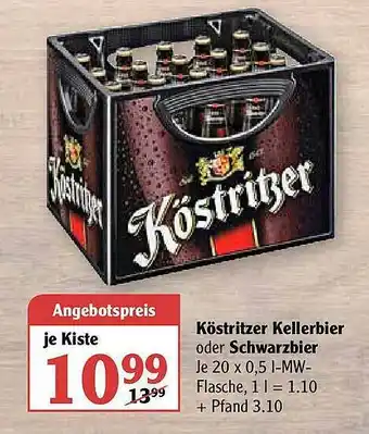 Globus Köstritzer Kellerbier Oder Schwarzbier Angebot