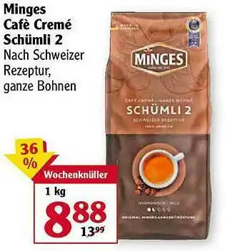 Globus Minges Cafe Creme Schümli 2 Angebot