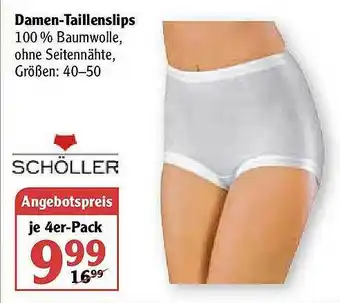 Globus Schöller Damen Taillenslips Angebot